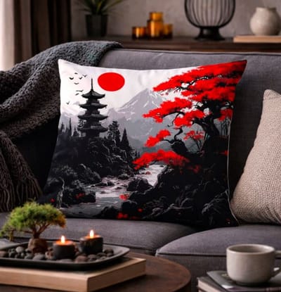 Japanese Serenity Collection Kussenhoes - 45x45 cm