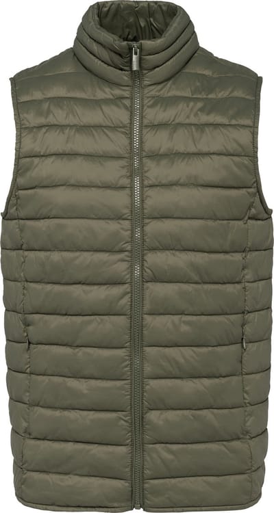 Gerecyclede herenbodywarmer 'Sorona' Organic Khaki - 3XL