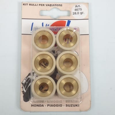 Galet rouleau de variateur Leovince pour Scooter Piaggio 250 Hexagon 2001 à 2017 23.8x18 28.0Grs Neuf