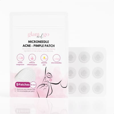 Glam and Go - microneedle pimple patches - micronaalden puistjes patches - microneedle acne patch