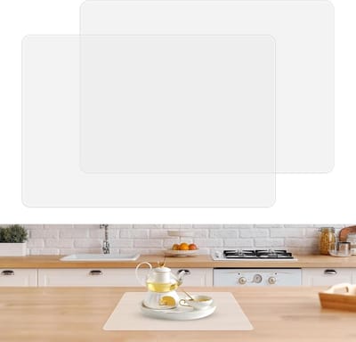 Duurzame Transparante Siliconen Mat voor Keuken en Huishouden - Antislip, Waterdicht en Herbruikbaar