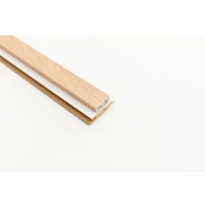 Maestro Latt Led Profielset - Pepper Oak Pvc-profiel + White Onderlat - 277cm - 54x20mm