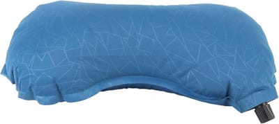 Thijox - Opblaasbaar Reiskussen, Compact TPU-schuim Kussen met Banden, Blauw, Perfect voor Vakantie, Camping, Auto en Vliegtuig