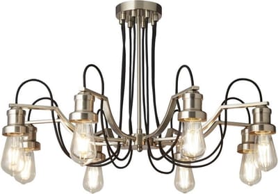 Searchlight OLIVIA Kroonluchter 8 Lichts Zilver