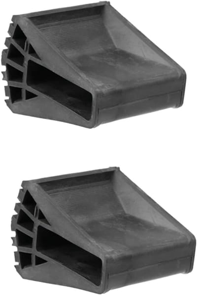 Ladder Voetbeschermers - Antislip Pads - Veiligheid Vloer - Duurzaam Slijtvast PVC - 9.1x6.7x6.5CM - Zwart