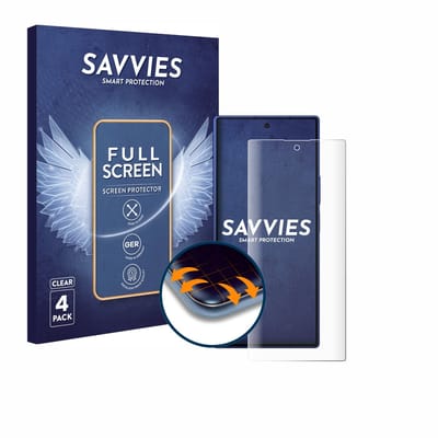 Savvies - Screenprotector voor Samsung Galaxy Z Fold 7 - Folie Beschermfolie transparant volledig dekking 4 Stuks