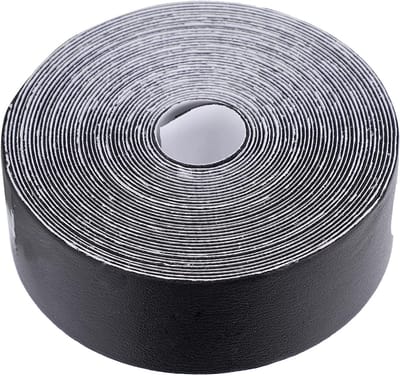 Hoofdbescherming Tape voor Tennisrackets - PU Beschermende Sticker voor Racket Hoofd, Ideaal voor Buitenactiviteiten en Tennisclubs, Zwart
