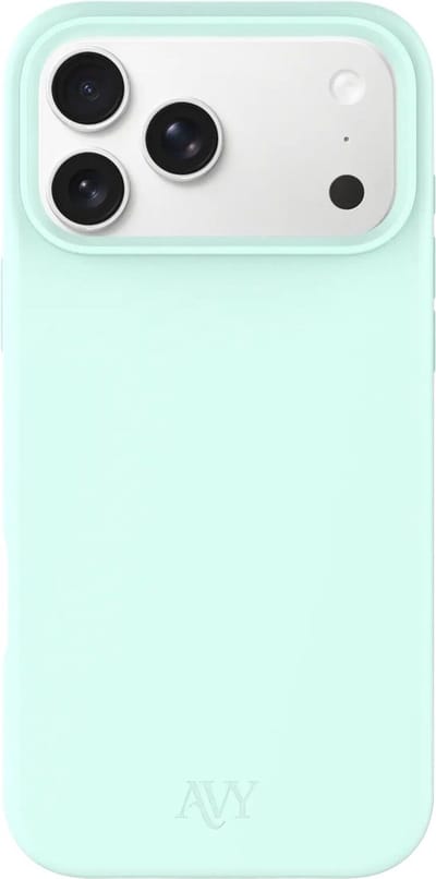 AVY Hoesje geschikt voor Apple iPhone 17 Pro | Compatibel met MagSafe | Back Cover | Liquid Silicone | Comfortabel in de Hand | Matcha