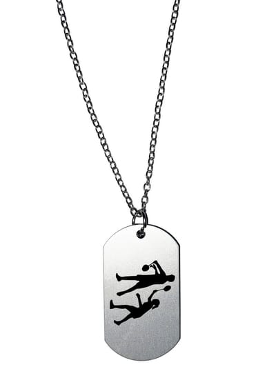 Akyol - badminton ketting - Badminton - sporters - inclusief kaart - sport cadeau - sporten - leuk kado voor je sporter om te geven