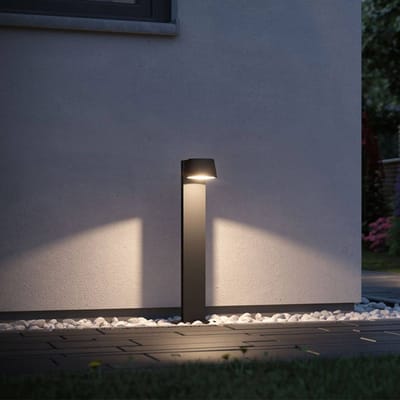 LED-bolderlamp Capea IP44 500 mm 3000K 6W 500lm 230V 98° Antraciet Aluminium