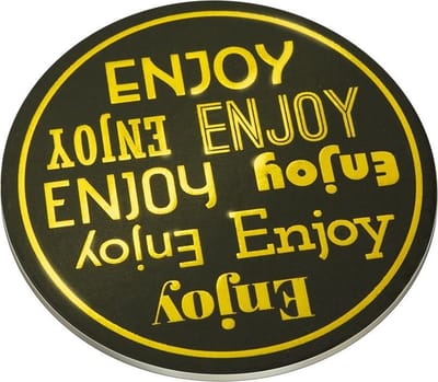 Glossy coasters - Enjoy!
