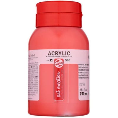 Talens Art Creation Acrylverf Pot 750 ml Naftolrood Middel 396