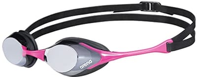 Zilverkleurige Unisex Zwembril met Spiegelglas voor Volwassenen