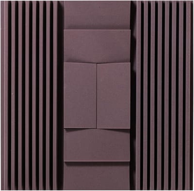 Geluidsisolatie Schuim - Akoestisch Panelen - Studio Behandeling - Piramide Vorm - 90 x 90 cm - Paars