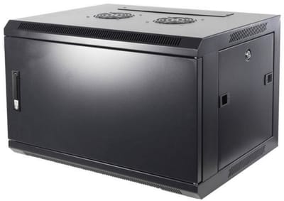 DSIT 4U wandkast met metalen deur 600x450x280mm (BxDxH) - serverbehuizing - serverrack - serverkast - 19 inch