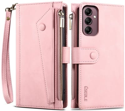 Coverup Hoesje - Geschikt voor Samsung Galaxy A17 Hoesje - Coverup Book Case met Portemonnee - Roze