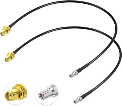 4G LTE Antenne SMA naar TS9 Kabel - 30cm RG174 - 2 Stuks voor HSDPA 2G 3G Router UMTS Mobiele Breedband