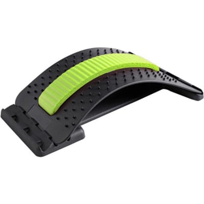 Rugstretcher Apparatuur Massager Magic Stretch Fitness Lendensteun Ontspan Wervelkolom groen