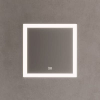 Kronenbach Day bathroom mirror 60x60 cm LED with dimmer function