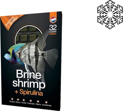 DS Artemia & Spirulina diepvriesvoer 100 gram | blister met porties Diepvries
