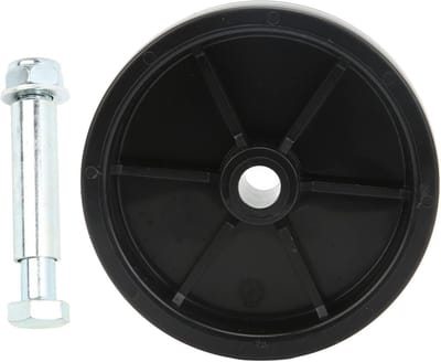 Wielkrikwiel - Aanhangerwiel - Materiaal Transport - Hoge Temperatuurbestendig - 6 Inch - Zwart