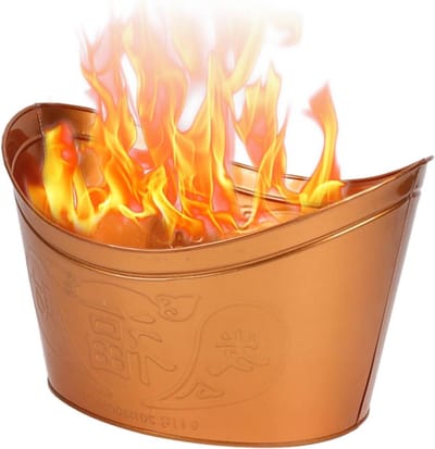 Brandvat Afvalverbrander - Vuurton Tuin - Afval Verbranden - Duurzaam Plaatijzer - 50 cm - Zwart