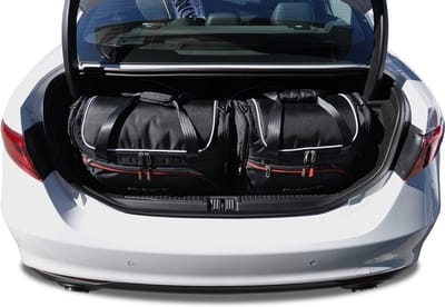 ALFA ROMEO GIULIA 2015+ 4-delig Reistassen Op Maat Auto Interieur Kofferbak Organizer Accessoires