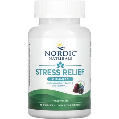 Stressverlichtende Gummies, Gemengde Bessen Smaak, 40 Gummies