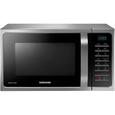 Samsung MC28H5015CS/EN solo-magnetron - 28 liter inhoud - keramisch emaille binnenkant - 900 W vermogen - grillfunctie