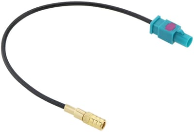 ONF3 - Car Antenna Adapter - Fakra M plug naar F socket - Geschikt voor DAB+ en FM - Compact formaat - Voor diverse automerken