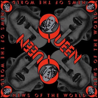 Queen - News Of The World Bandana - Zwart