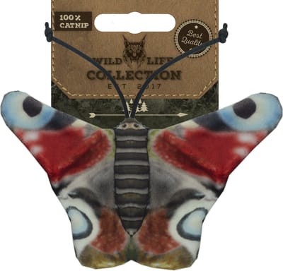 Wild Life Collection Cat - Speelgoed voor Katten - Kattenspeelgoed met Kattenkruid - Kattenspeeltjes – Knuffel met Catnip - Dagblauwoog