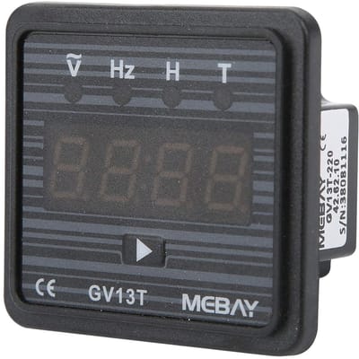 Digitale Ampèremeter Voltmeter - Generator Meter - Spanning Frequentie Meten - Multifunctionele Weergave - 58 x 54 x 41 mm