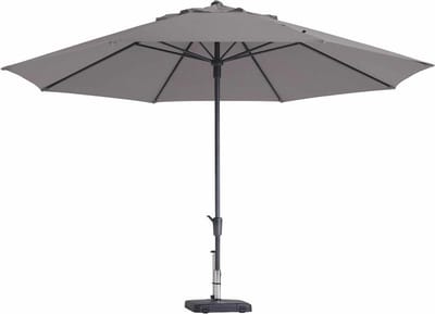 Parasol Rond Stockholm / Timor 400 cm Taupe | Topkwaliteit parasol | 100% polyester doek | XXL parasol