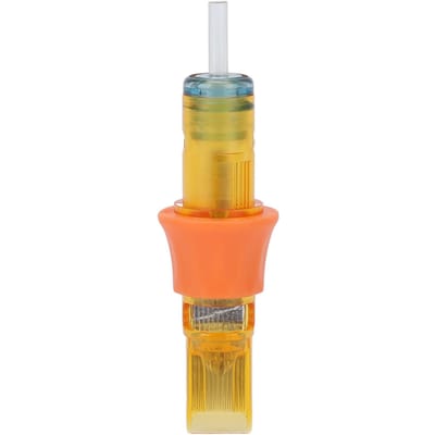 10 Stuks M1 Cartridge Naalden Gesteriliseerd 0,35 mm Roestvrij Staal voor Tattoomachine 23M1 yellow