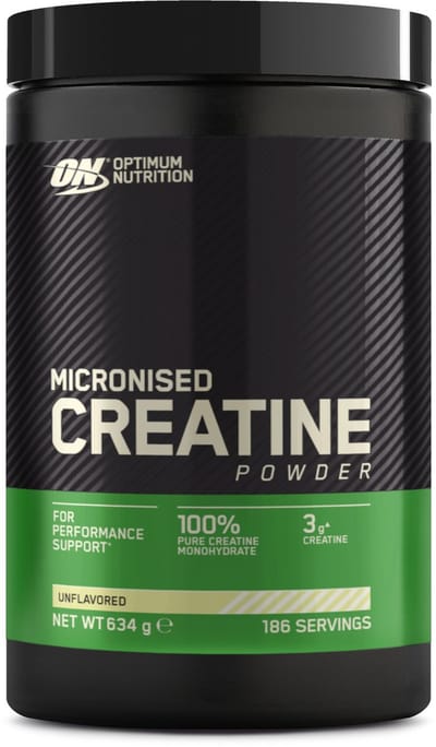 Optimum Nutrition Micronized Creatine Powder - Creatine Poeder - Creatine Monohydraat - 1 Pot - 634 gram (186 doseringen)