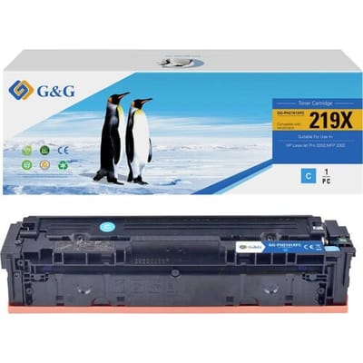 G&G Toner vervangt HP 219X + W2191X Cyaan GG-PH2191XFC
