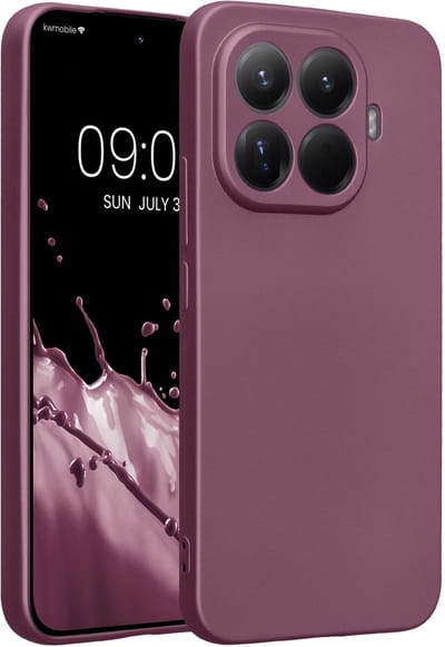 kwmobile metallic telefoonhoesje van TPU - geschikt voor Xiaomi 15T Pro - Flexible case voor smartphone - In metallic lila