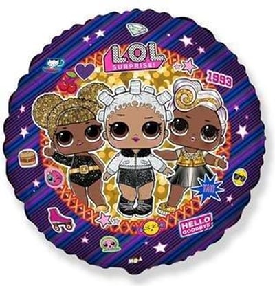 L.O.L. Surprise! Folieballon ø 45 cm - Wordt plat geleverd
