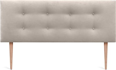 Hoofdbord Gestoffeerd - Bedpaneel Luxe - Slaapkamer Aankleden - Vlekbestendig Stof - 150x105cm - Beige