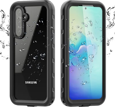 Hoesje geschikt voor Samsung Galaxy A54 - Shellbox Waterproof IP68 waterbestendige 360 Case - Zwart