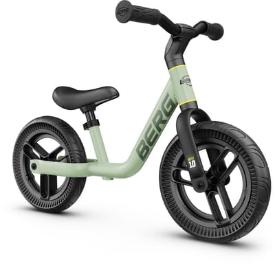 BERG MOOV10 Loopfiets - 2+ jaar - 10 inch - Lichtgewicht - Anti-lek EVA Banden - Verstelbaar Stuur en Zadel - Groen