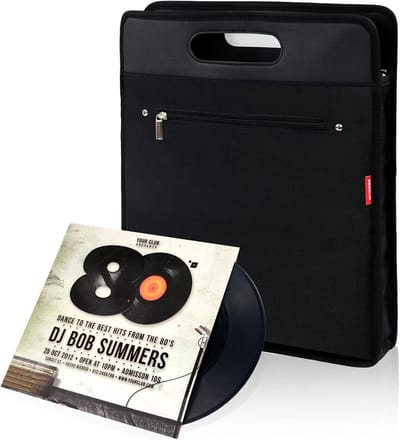 Vinyl Record Travel Draagtas - Duurzame LP Albums Draagtas