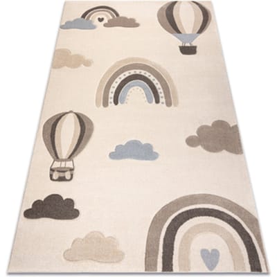 Kleden Rugsx KIDDO tapijt 5644 crème / beige, regenboog, 80x150 cm