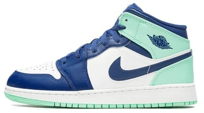Air Jordan 1 Mid Blue Mint (GS) - Maat 36