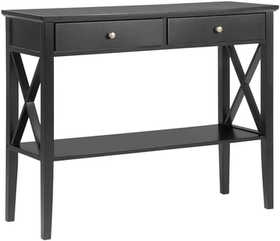 AVENUE - Consoletafel - Zwart - MDF