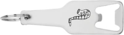 Akyol - saxofoon flesopener - Saxofoon - saxofoon liefhebber - leuk kado voor iemand die van soxofoon houd - 105 x 25mm