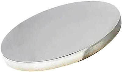 Ronde Platen - Metaal Schijven - Doe-het-zelf Projecten - 304 Roestvrij Staal - 4 Stuks 5mm - Zilverkleurig