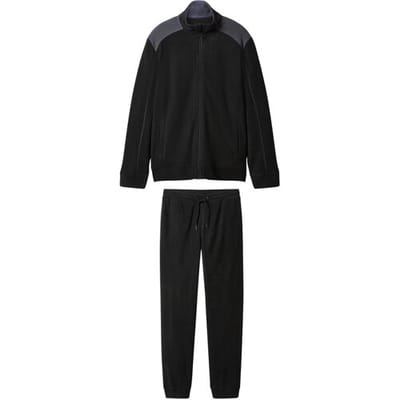 esmara Men Fleece heren huispak (Zwart, S)