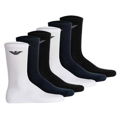 Emporio Armani Sokken SPORTY SPONGE 6P 39-46 Set van 6